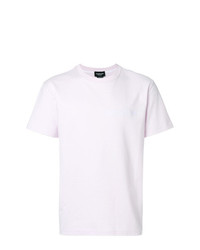 rosa T-Shirt mit einem Rundhalsausschnitt von Calvin Klein 205W39nyc