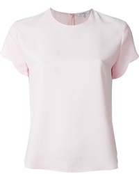 rosa T-Shirt mit einem Rundhalsausschnitt von Carven