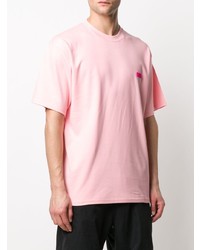 rosa T-Shirt mit einem Rundhalsausschnitt von Gcds