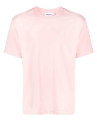 rosa T-Shirt mit einem Rundhalsausschnitt von Chocoolate