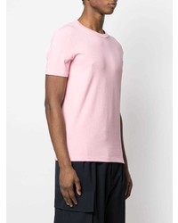 rosa T-Shirt mit einem Rundhalsausschnitt von Tom Ford