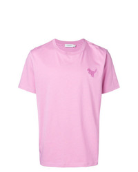 rosa T-Shirt mit einem Rundhalsausschnitt von Coach