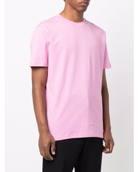 rosa T-Shirt mit einem Rundhalsausschnitt von Soulland