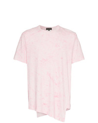 rosa T-Shirt mit einem Rundhalsausschnitt von Comme Des Garcons Homme Plus
