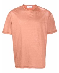 rosa T-Shirt mit einem Rundhalsausschnitt von Costumein