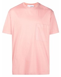 rosa T-Shirt mit einem Rundhalsausschnitt von Costumein