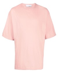 rosa T-Shirt mit einem Rundhalsausschnitt von Costumein