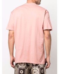 rosa T-Shirt mit einem Rundhalsausschnitt von Costumein