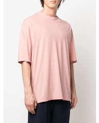 rosa T-Shirt mit einem Rundhalsausschnitt von Costumein