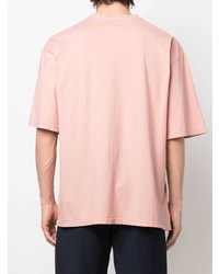 rosa T-Shirt mit einem Rundhalsausschnitt von Costumein