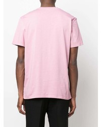 rosa T-Shirt mit einem Rundhalsausschnitt von Tagliatore