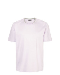 rosa T-Shirt mit einem Rundhalsausschnitt von D'urban