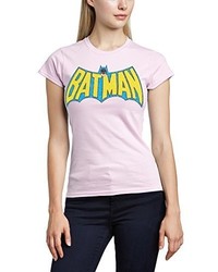 rosa T-Shirt mit einem Rundhalsausschnitt von DC Universe