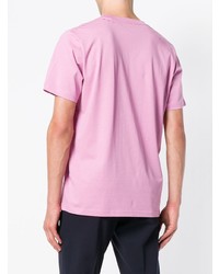 rosa T-Shirt mit einem Rundhalsausschnitt von Coach