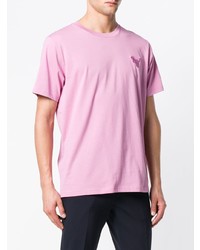 rosa T-Shirt mit einem Rundhalsausschnitt von Coach