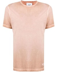rosa T-Shirt mit einem Rundhalsausschnitt von Dondup