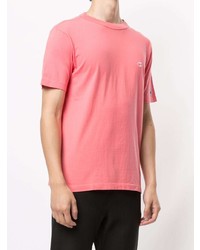 rosa T-Shirt mit einem Rundhalsausschnitt von Champion