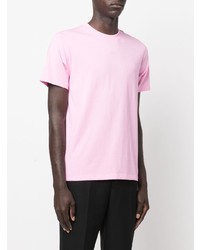 rosa T-Shirt mit einem Rundhalsausschnitt von Sandro