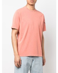 rosa T-Shirt mit einem Rundhalsausschnitt von Paul Smith