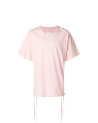 rosa T-Shirt mit einem Rundhalsausschnitt von Faith Connexion