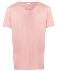 rosa T-Shirt mit einem Rundhalsausschnitt von Filippa K