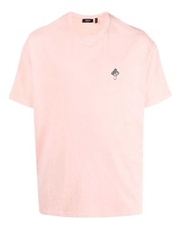 rosa T-Shirt mit einem Rundhalsausschnitt von FIVE CM