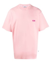 rosa T-Shirt mit einem Rundhalsausschnitt von Gcds