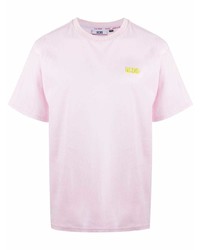 rosa T-Shirt mit einem Rundhalsausschnitt von Gcds