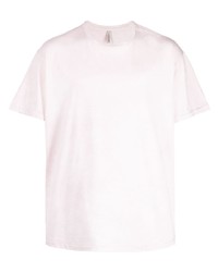 rosa T-Shirt mit einem Rundhalsausschnitt von Giorgio Brato