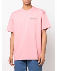 rosa T-Shirt mit einem Rundhalsausschnitt von Carhartt WIP