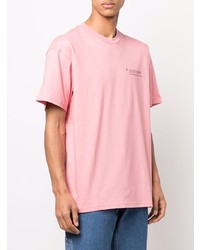 rosa T-Shirt mit einem Rundhalsausschnitt von Carhartt WIP