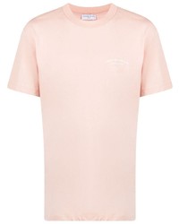 rosa T-Shirt mit einem Rundhalsausschnitt von Ih Nom Uh Nit