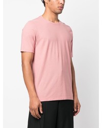 rosa T-Shirt mit einem Rundhalsausschnitt von Lardini