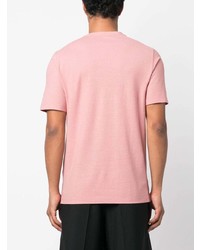 rosa T-Shirt mit einem Rundhalsausschnitt von Lardini