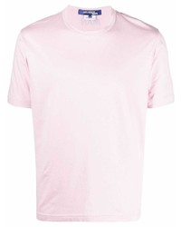 rosa T-Shirt mit einem Rundhalsausschnitt von Junya Watanabe