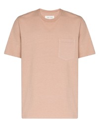 rosa T-Shirt mit einem Rundhalsausschnitt von Les Tien