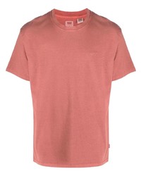rosa T-Shirt mit einem Rundhalsausschnitt von Levi's