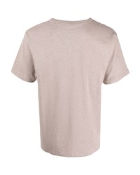 rosa T-Shirt mit einem Rundhalsausschnitt von Levi's Made & Crafted