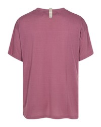 rosa T-Shirt mit einem Rundhalsausschnitt von Advisory Board Crystals