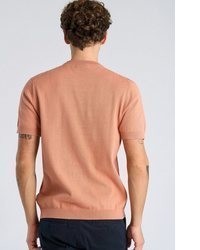 rosa T-Shirt mit einem Rundhalsausschnitt von Lindbergh