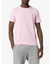 rosa T-Shirt mit einem Rundhalsausschnitt von Polo Ralph Lauren