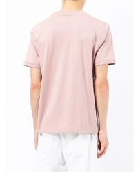 rosa T-Shirt mit einem Rundhalsausschnitt von Hugo