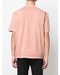 rosa T-Shirt mit einem Rundhalsausschnitt von Reebok