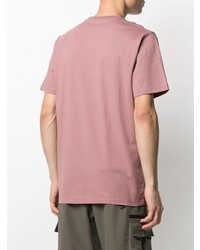 rosa T-Shirt mit einem Rundhalsausschnitt von Carhartt WIP