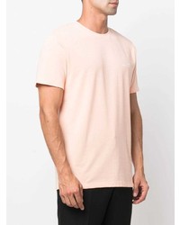 rosa T-Shirt mit einem Rundhalsausschnitt von A.P.C.