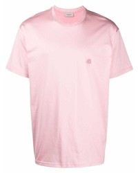 rosa T-Shirt mit einem Rundhalsausschnitt von Low Brand