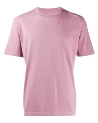 rosa T-Shirt mit einem Rundhalsausschnitt von Maison Margiela