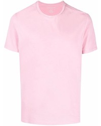 rosa T-Shirt mit einem Rundhalsausschnitt von Majestic Filatures