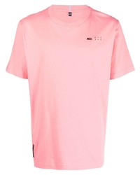 rosa T-Shirt mit einem Rundhalsausschnitt von McQ