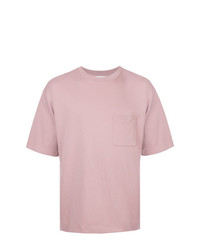 rosa T-Shirt mit einem Rundhalsausschnitt von Monkey Time